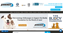 Desktop Screenshot of jennings-vw.com